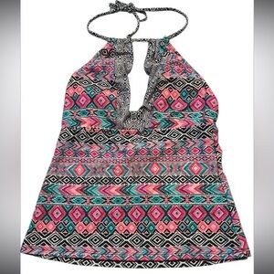 Malibu Dream girl tankini swim bikini top size small NWT